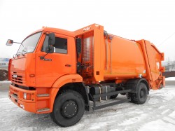 Мусоровоз с задней загрузкой SMAG-14 на шасси KAMAZ-53605 (4x2)